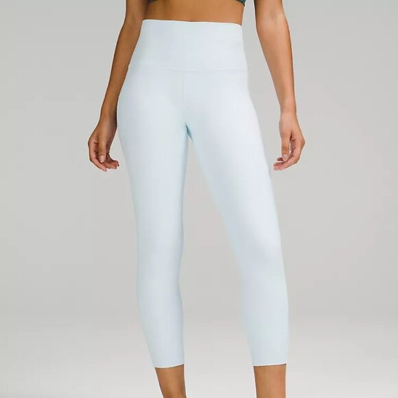 Lululemon Align High-Rise Pant 25" Powder Blue Size 2 - Picture 2 of 4